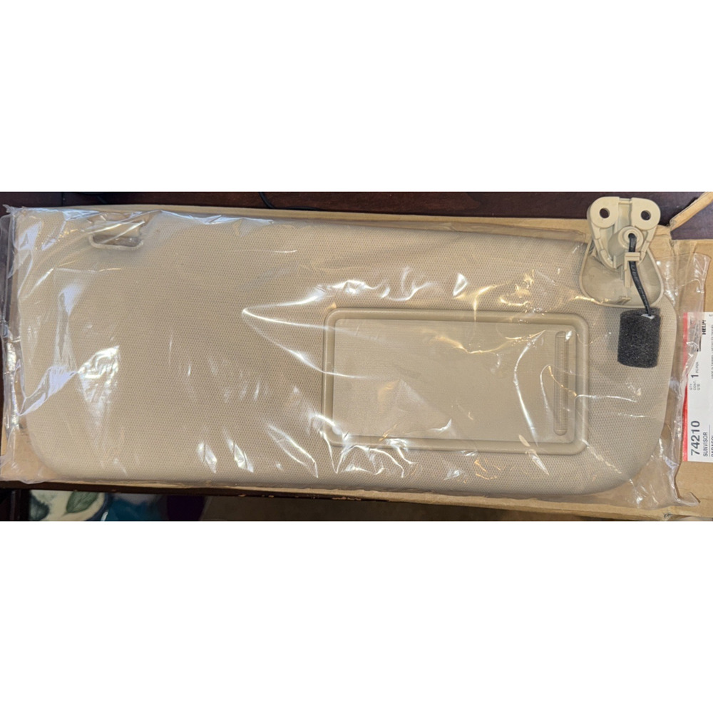 Dorman 74210 Sun Visor Assembly fits Hyundai Santa Passenger Tan